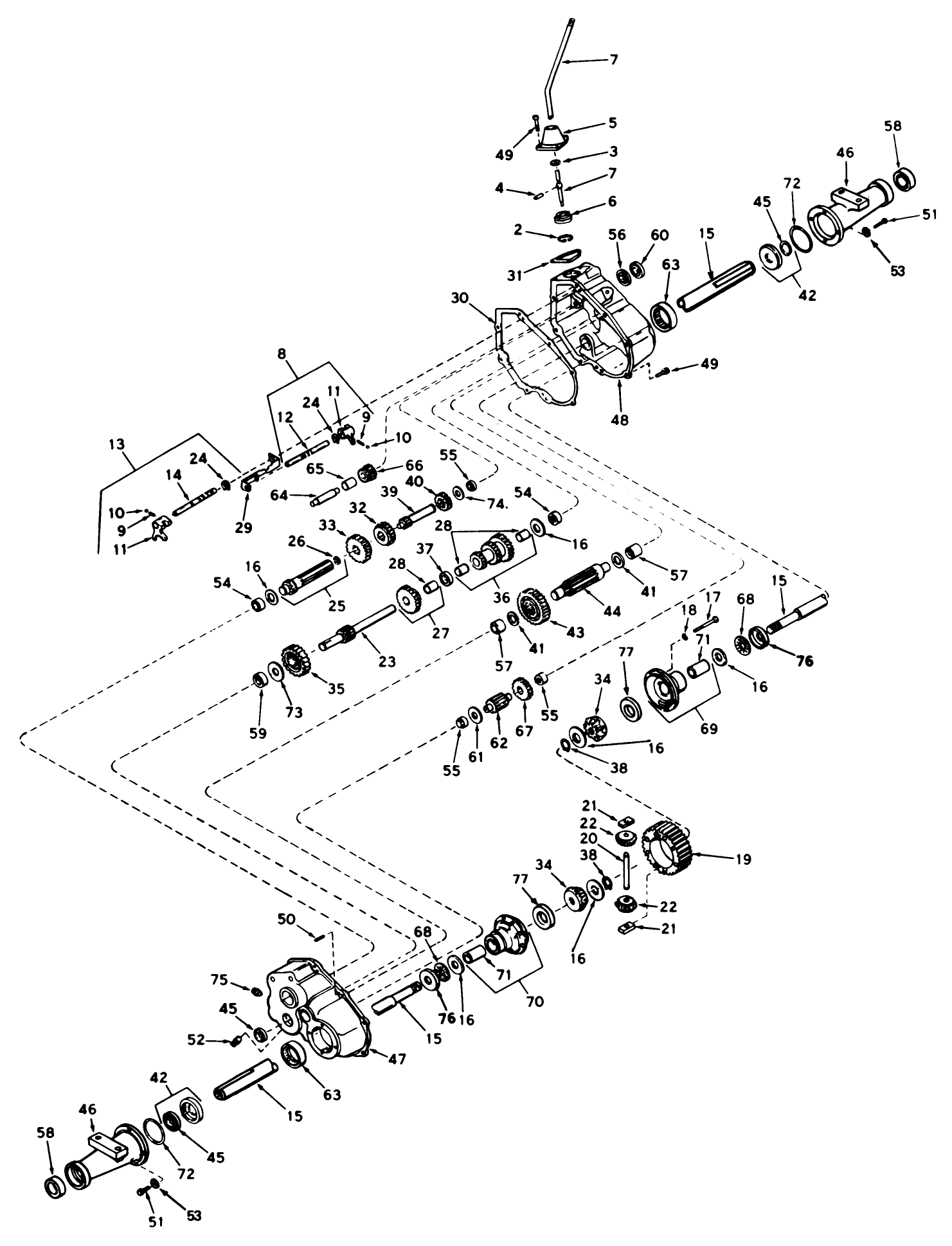 Transaxle Assembly Model No. 2361a (continued)