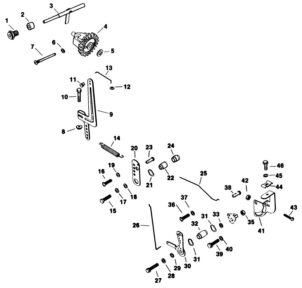 Engine Model No. M16s Spec 711559 Governor