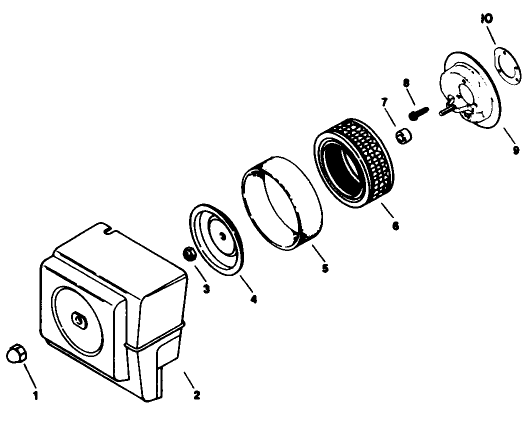 Engine Model No. M16s Spec 711559 Air Intake-Group 1
