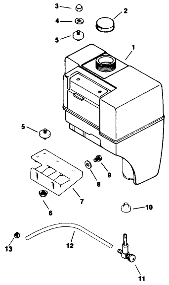 Engine Model No. M16s Spec 711559 Fuel Tank-Group 15