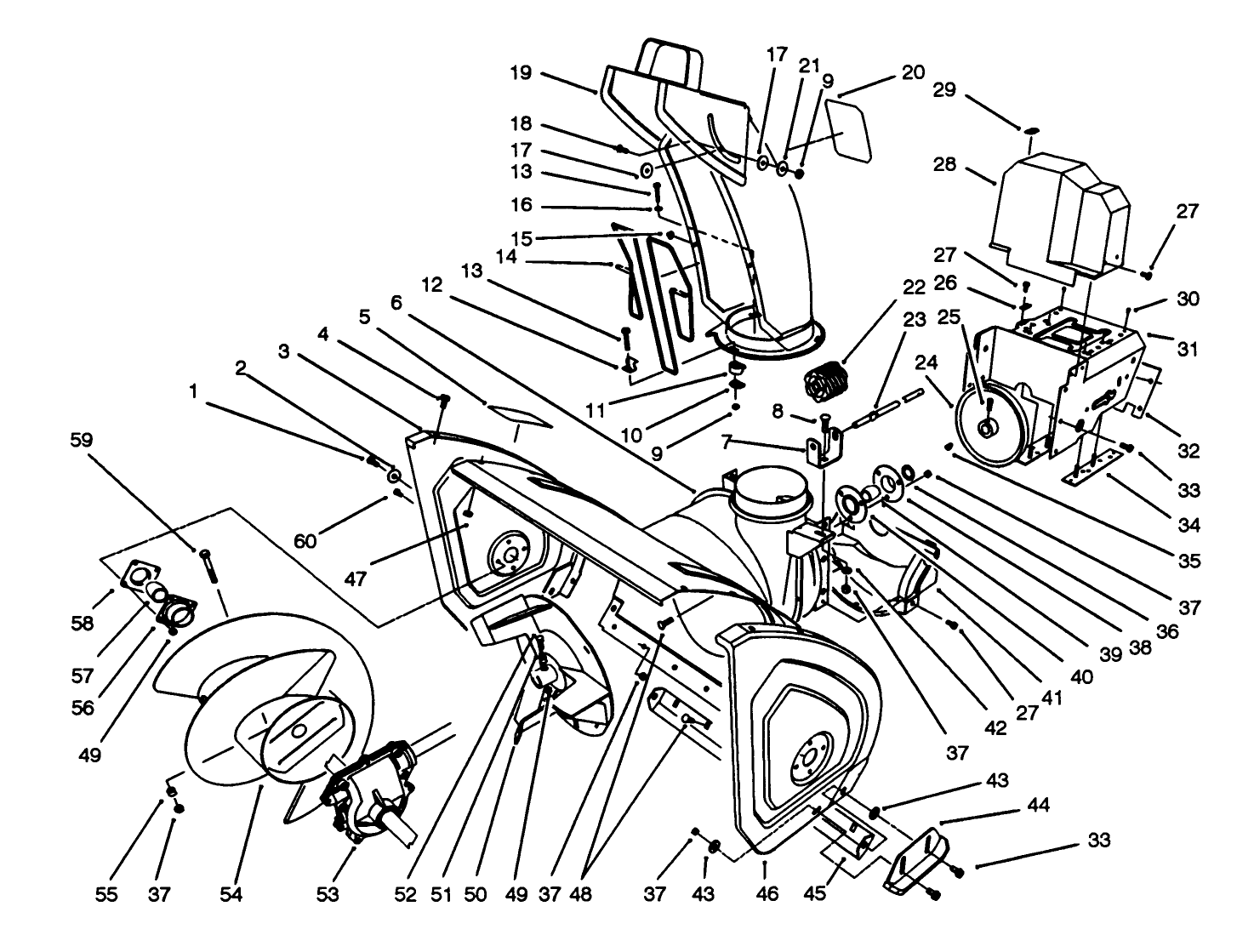 Housing & Chute Assembly