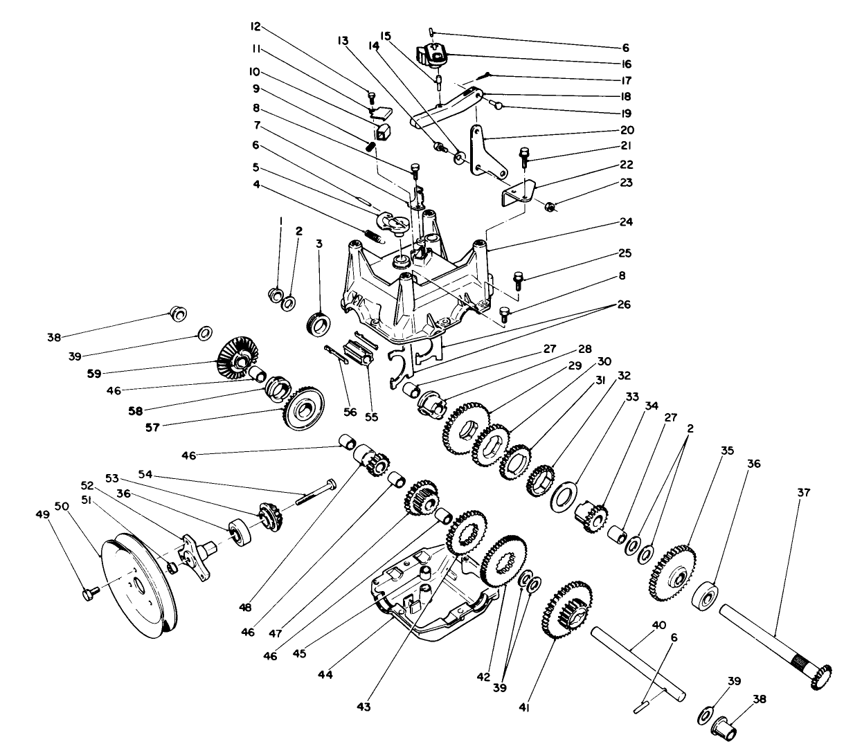 Transmission Assembly No. 66-8030