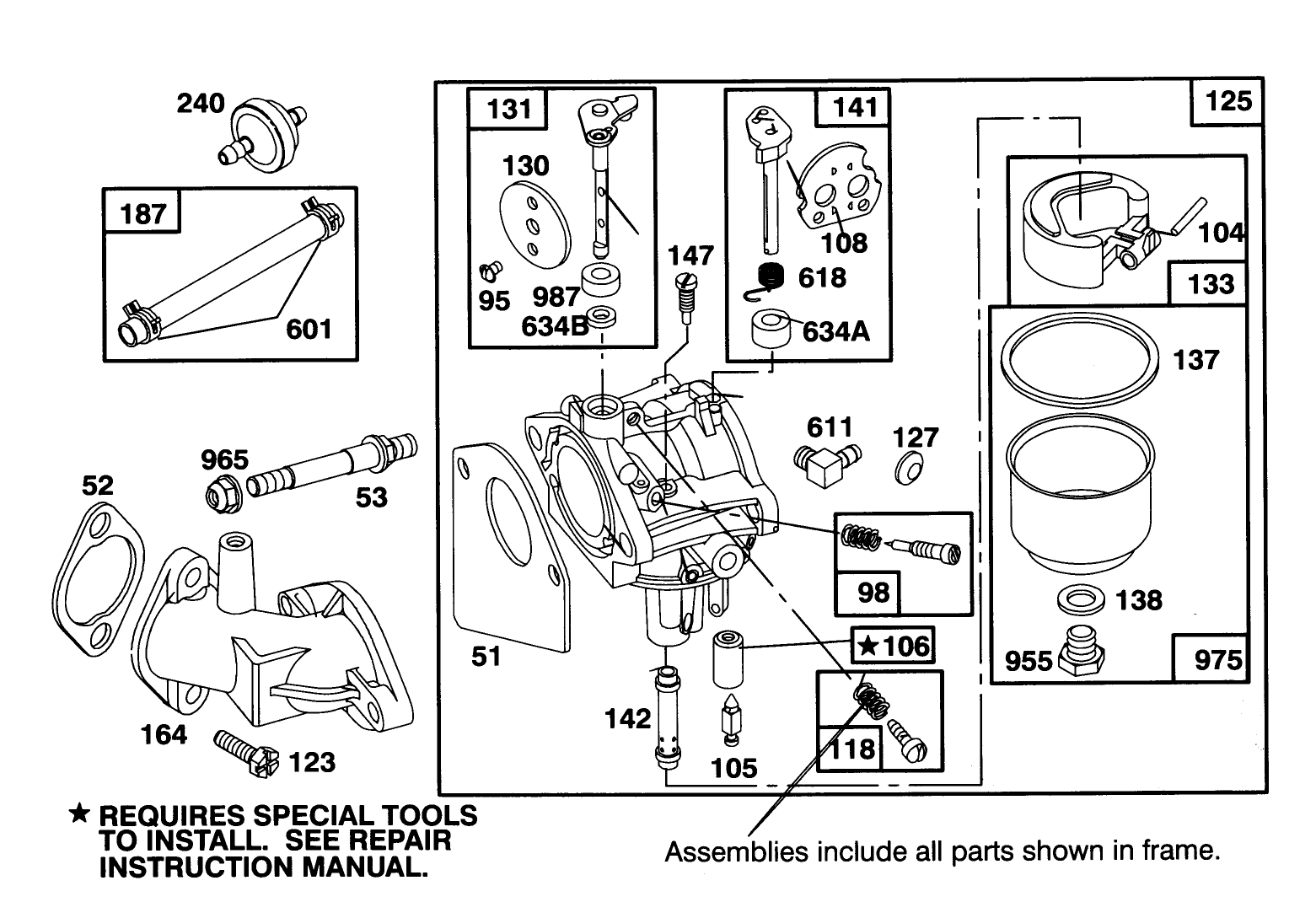 Engine Briggs & Stratton Model 254707-0128-01