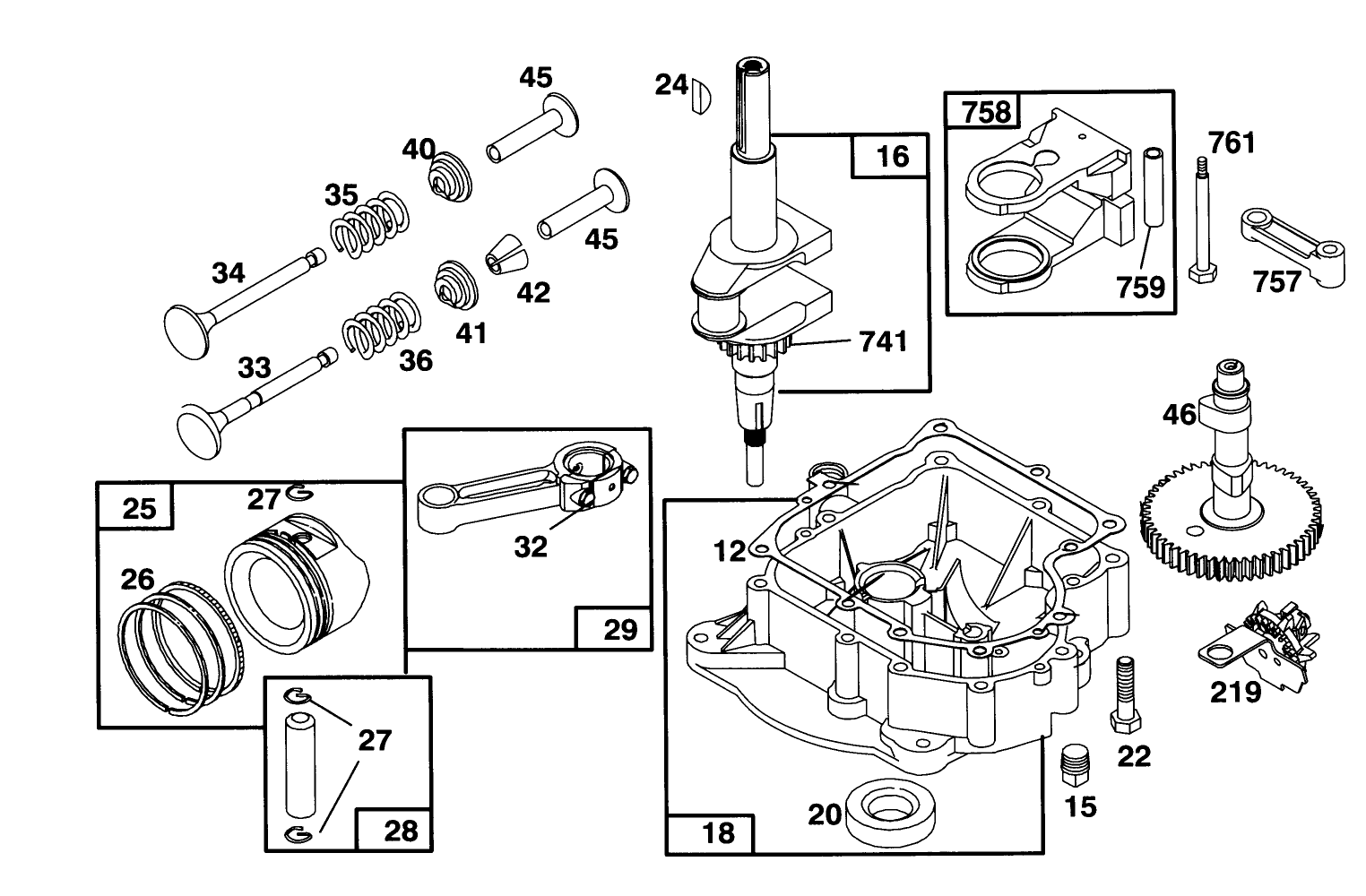 Engine Briggs & Stratton Model 283707-0156-01