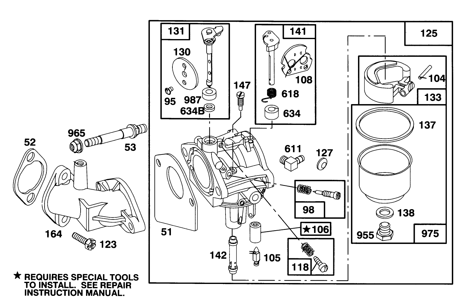 Engine Briggs & Stratton Model 283707-0156-01