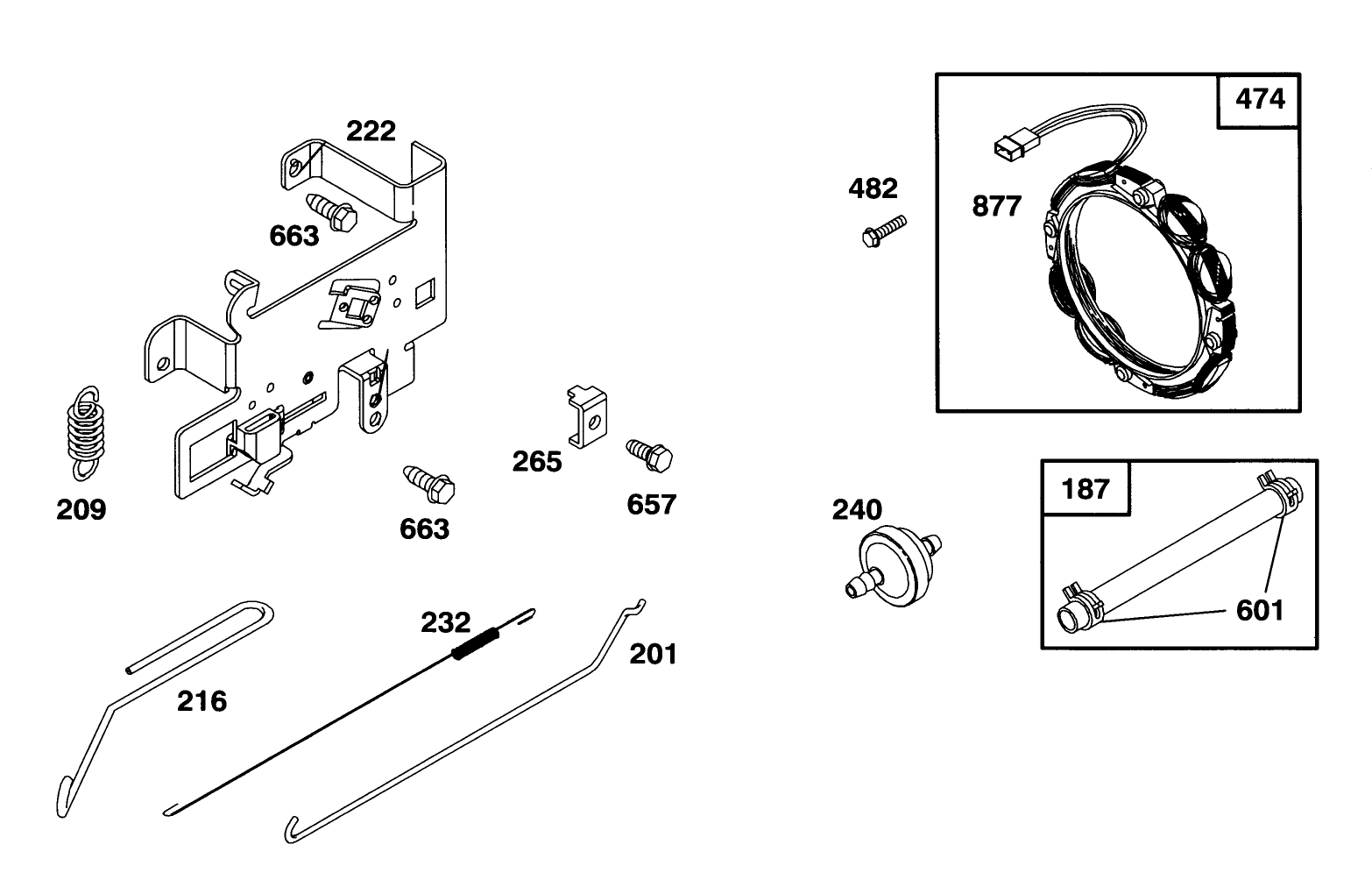 Engine Briggs & Stratton Model 283707-0156-01