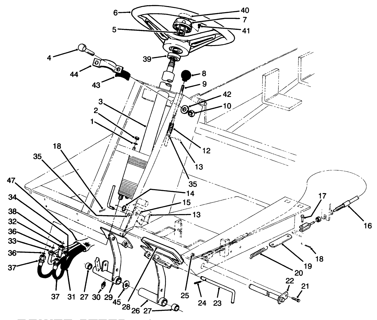 Power Steering & Brake Pedal Assembly