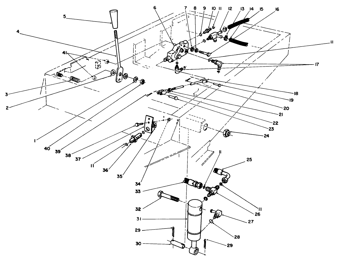 Hydraulic Lift System Assembly