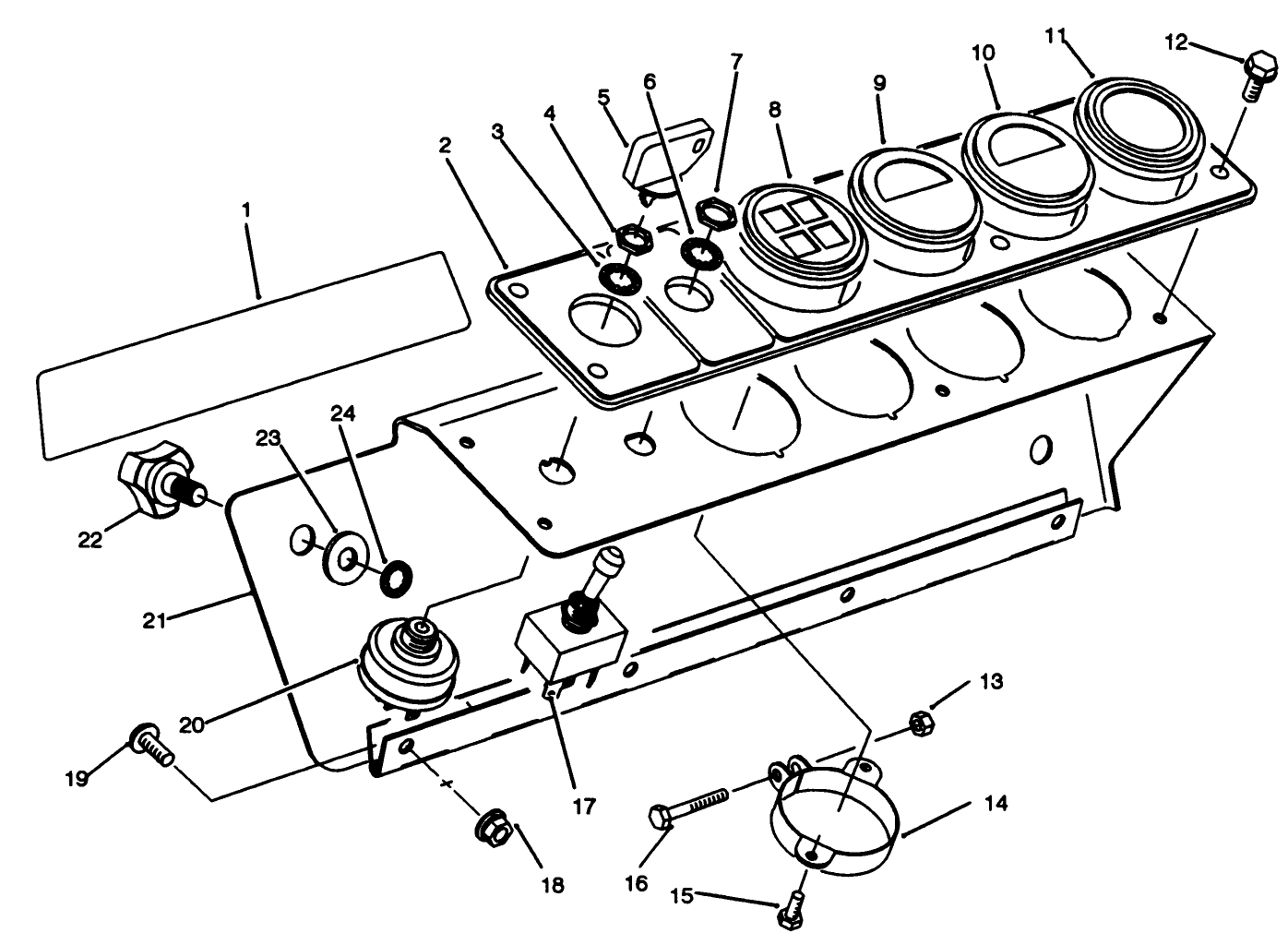 Gage Panel Assembly