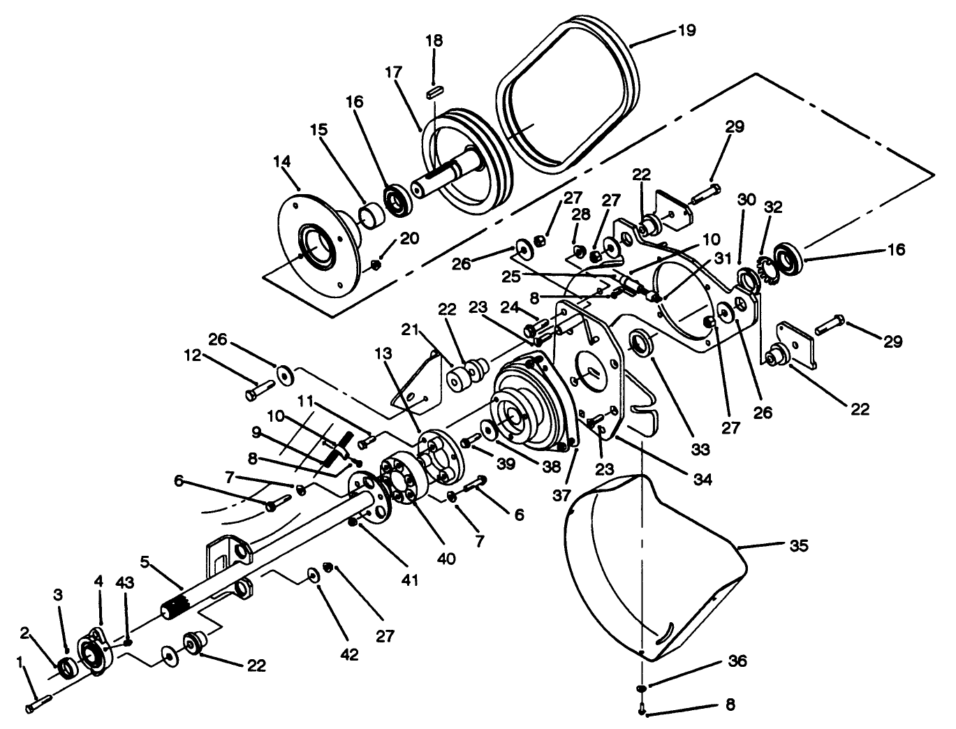 Pto Shaft & Clutch Assembly