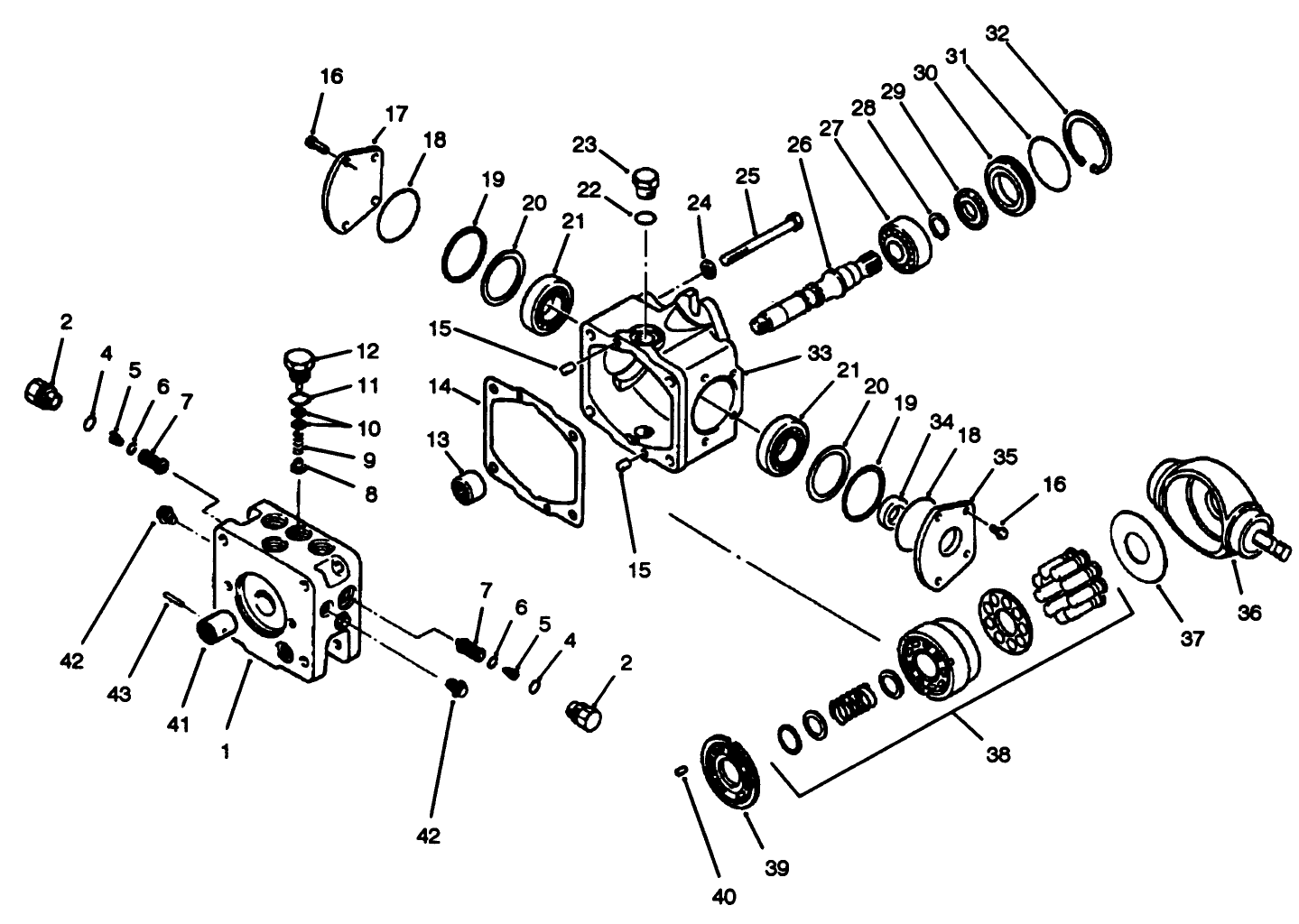 Traction Pump Assembly No. 86-5590