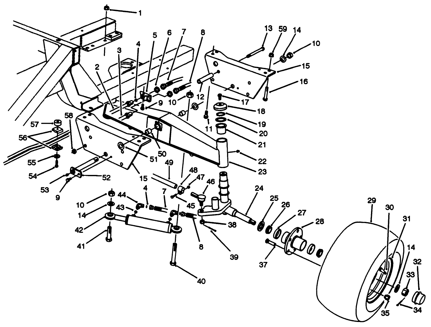 Rear Axle Assembly (model No. 30450)