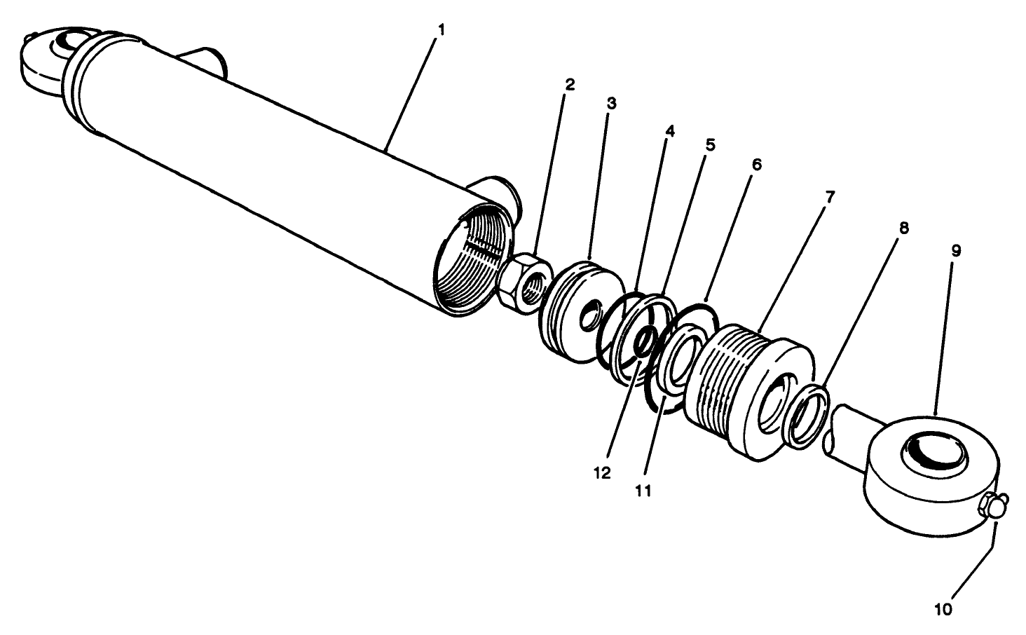Hydraulic Cylinder No. 88-1250 (model No. 30450)