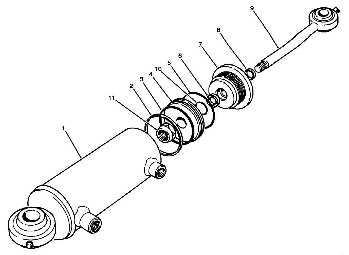 Hydraulic Cylinder No. 74-3450 (model No. 30455)