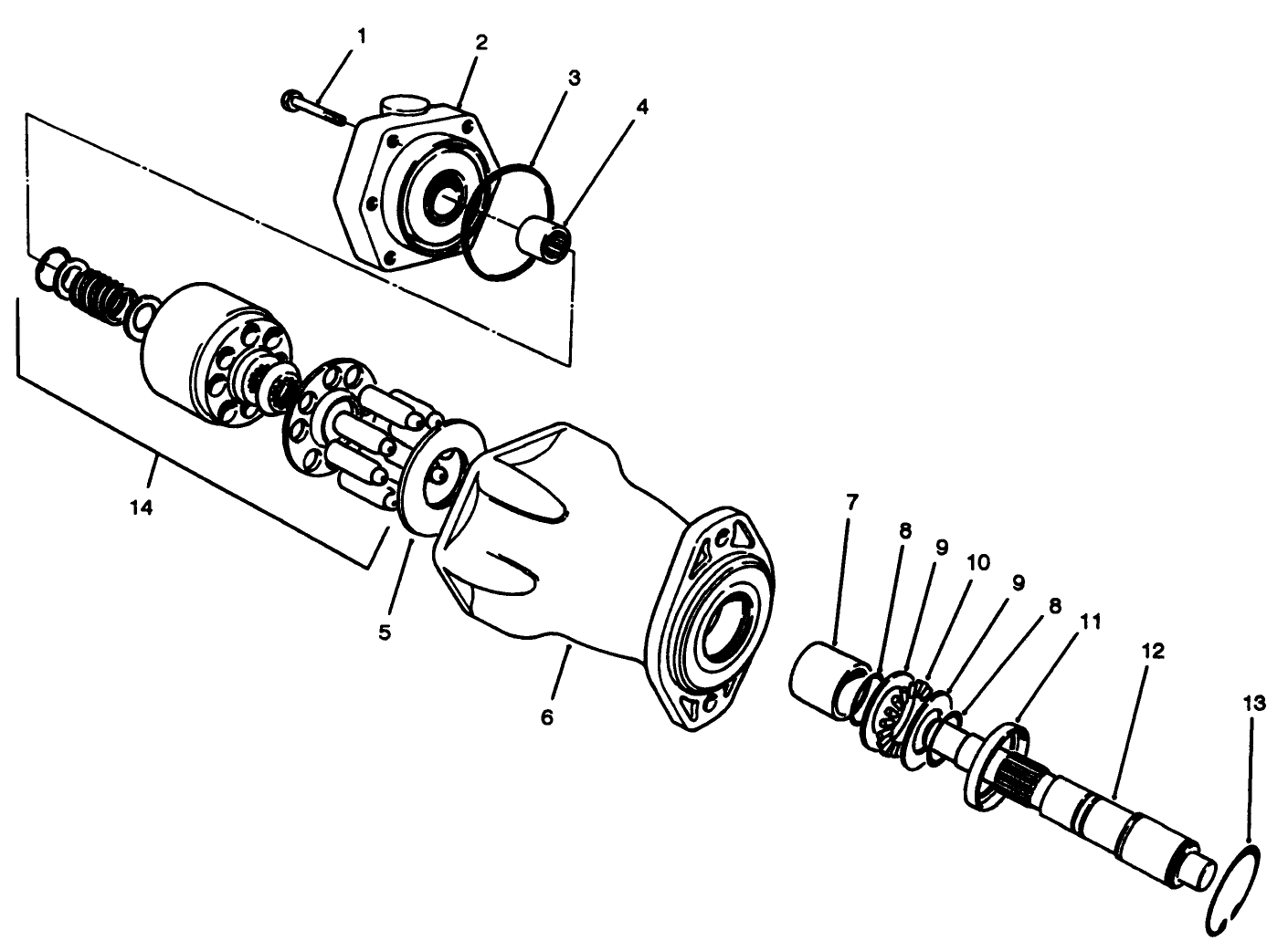 Hydraulic Motor No. 76-6580 (model No. 30455)
