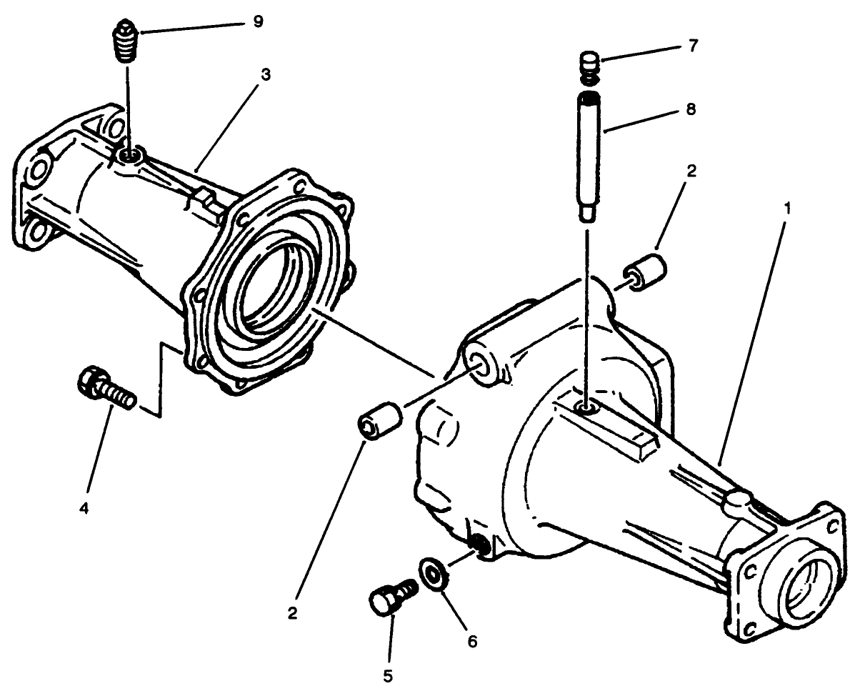 Axle Housing Assembly Axle No. 74-5620 (model No. 30455 Only)