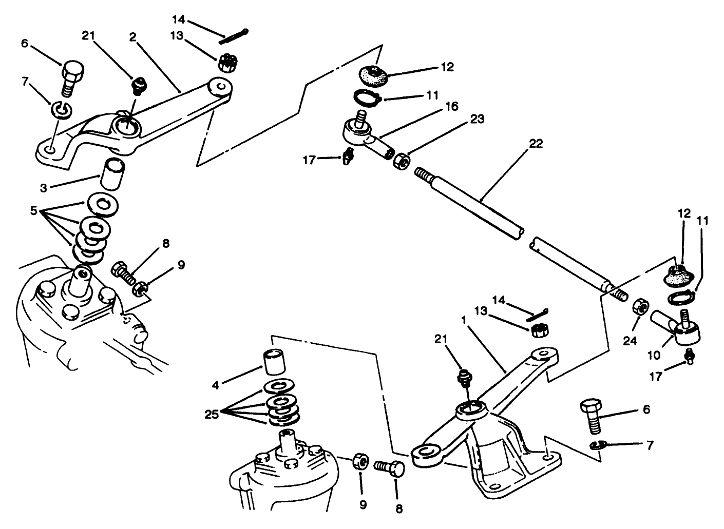 Steering Arm Linkage Axle No. 74-5620 (model No. 30455 Only)