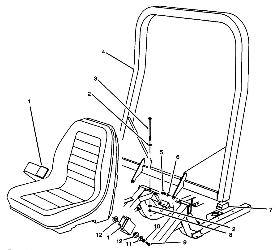 R.o.p.s. Assemblyà (standard For Model No. 30455)(optional For Model No. 30450)