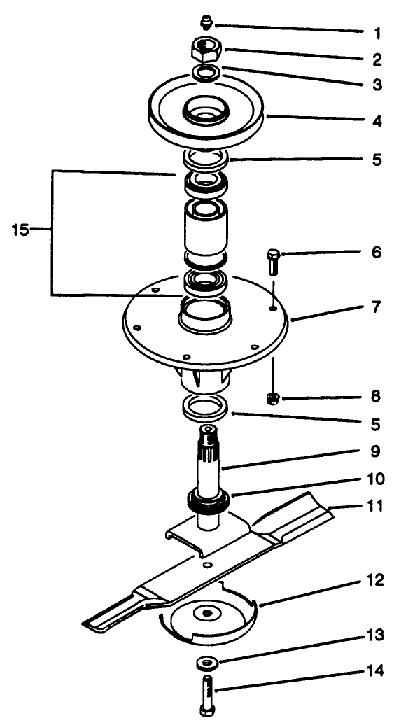 Spindle Assembly (center)