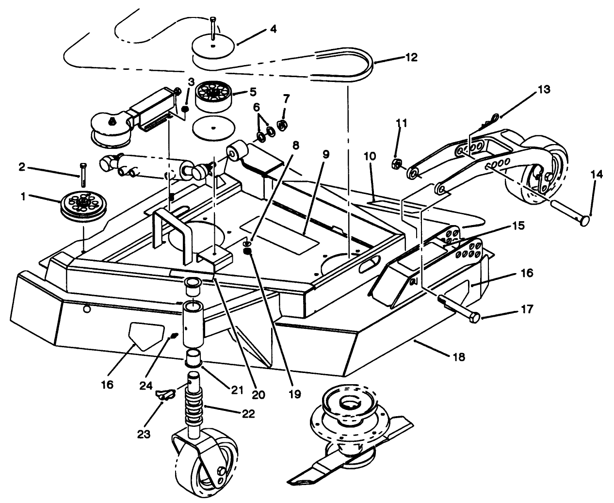 Wing Deck Assembly-L.h.
