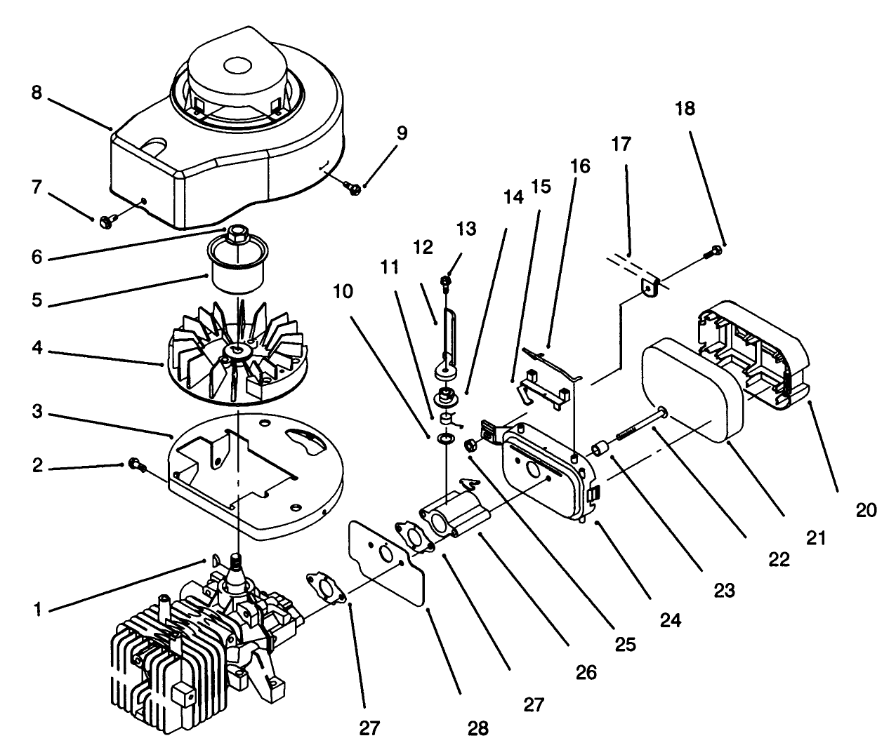 2 Cycle Engine Assembly