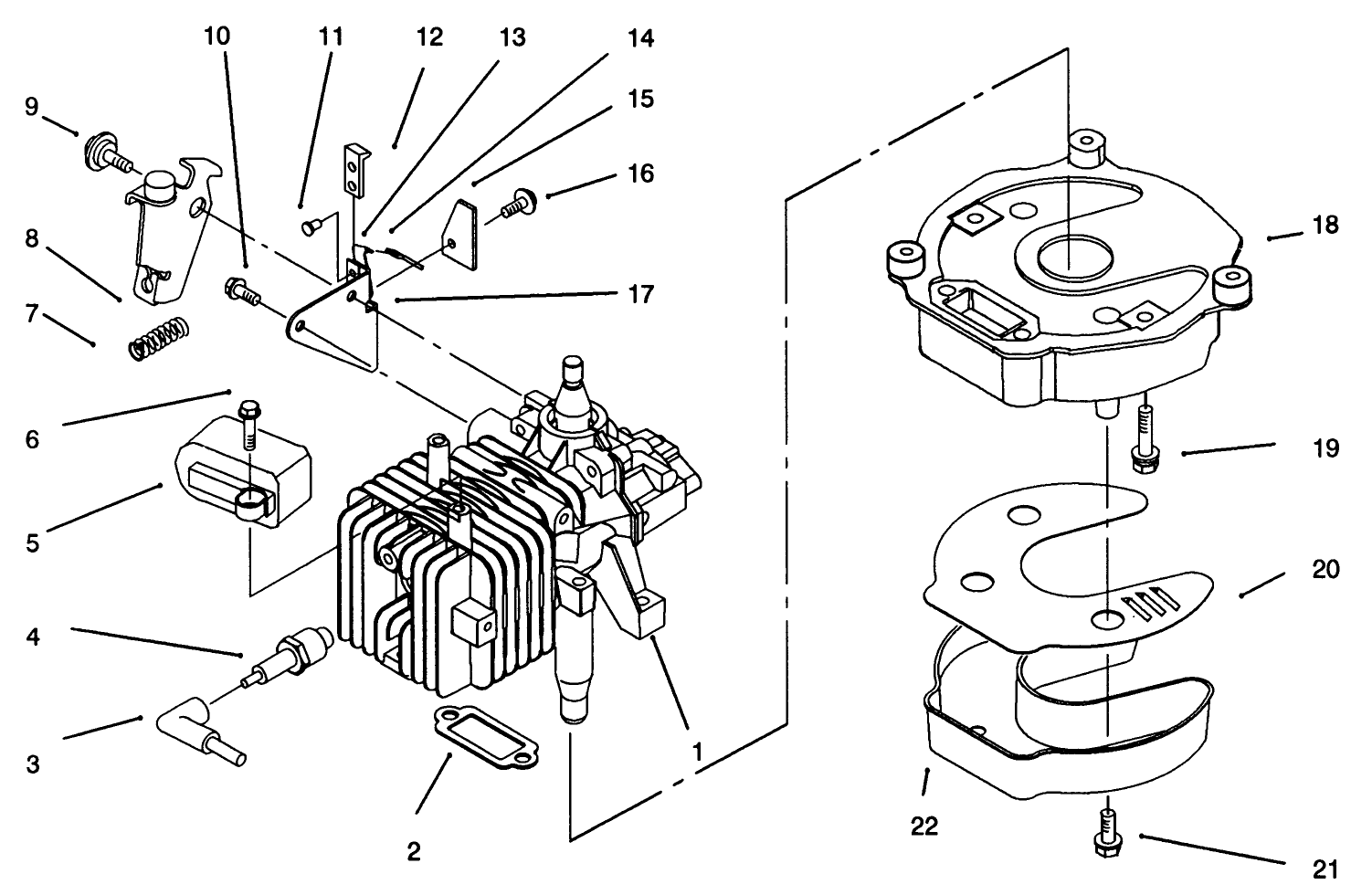 2 Cycle Engine Assembly (continued)