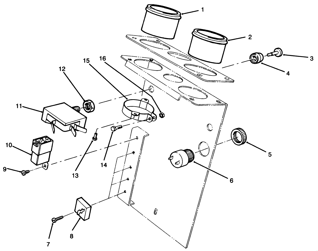 Steering Tower Electrical Assembly
