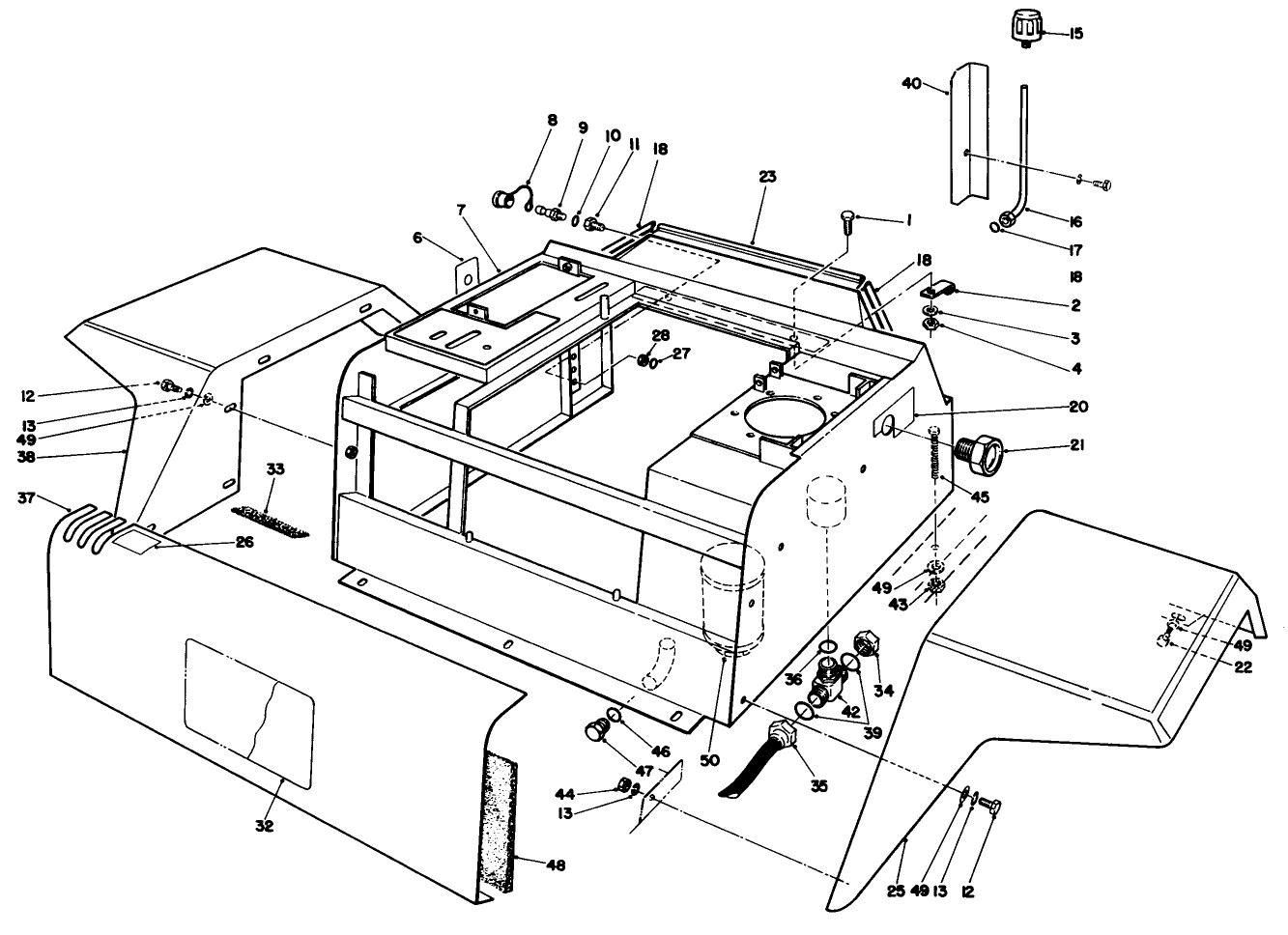 Fenders & Center Console Assembly