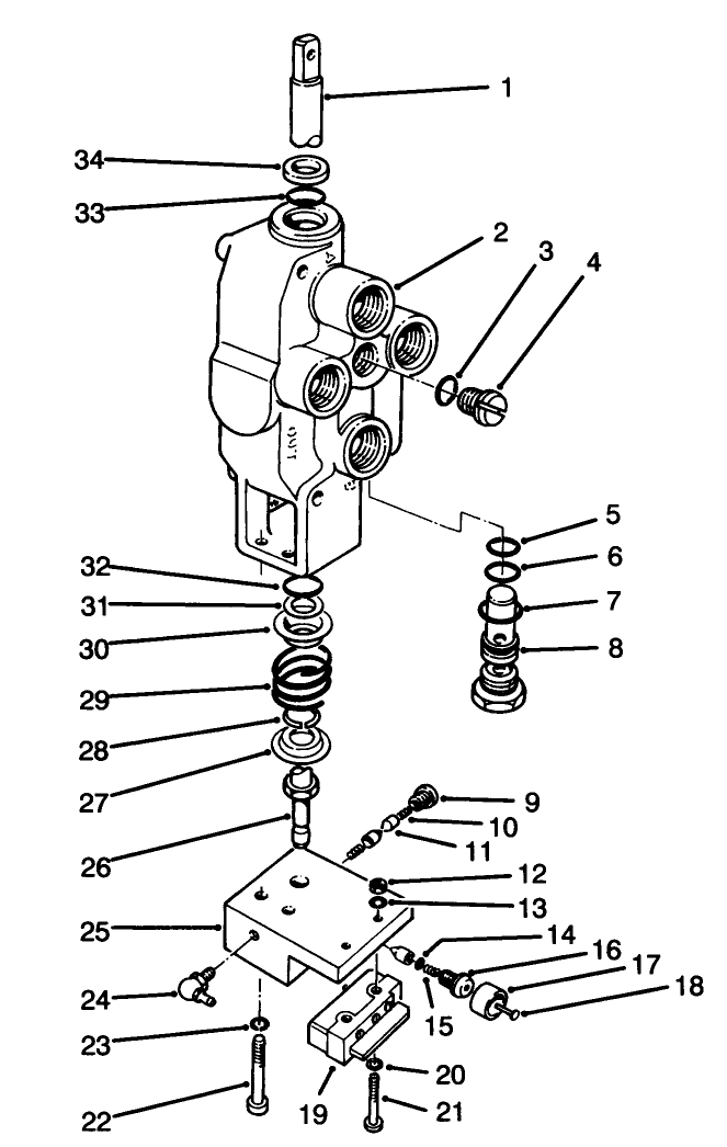 Reel Control Valve Assembly No. 63-4800