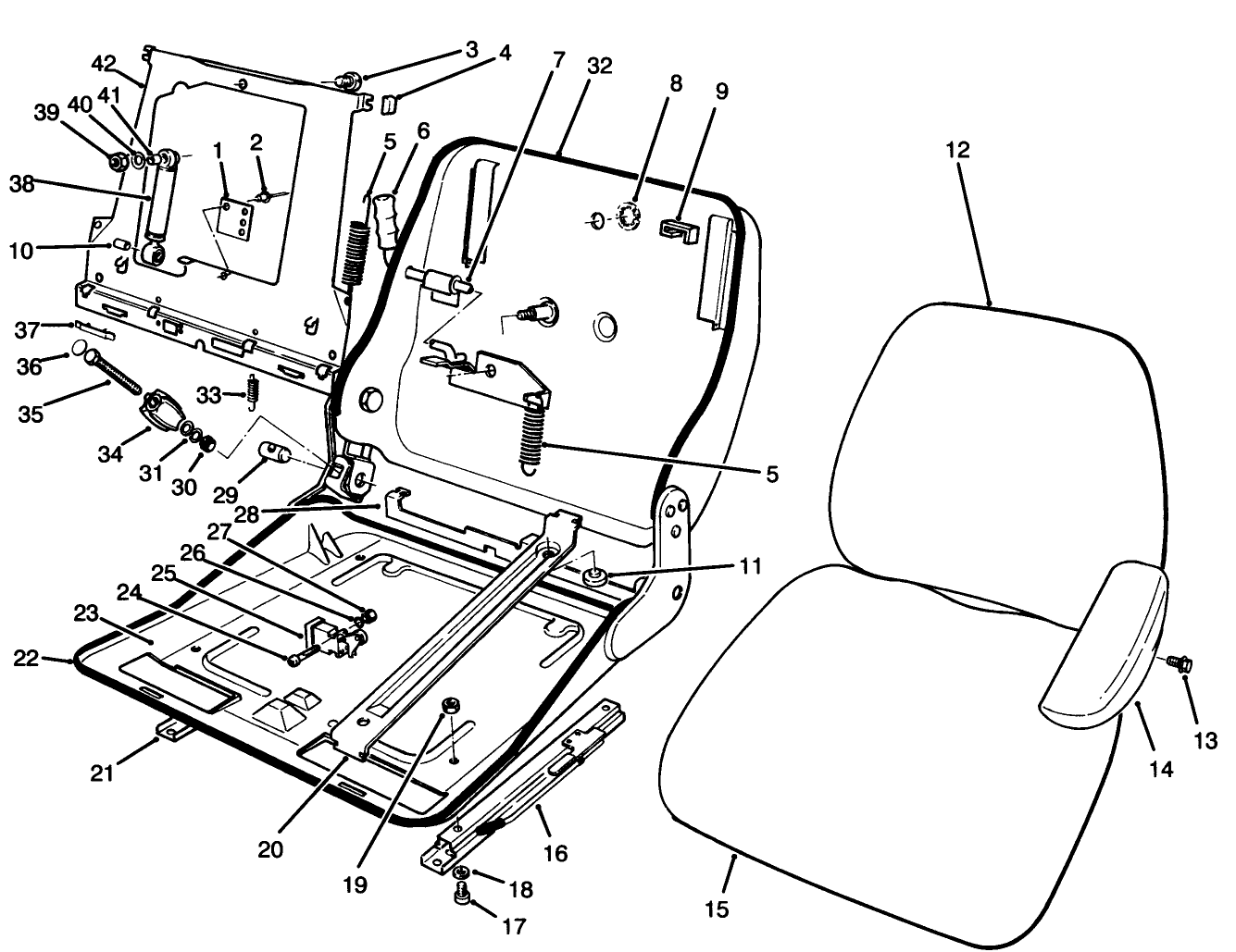 Suspension Seat Assembly