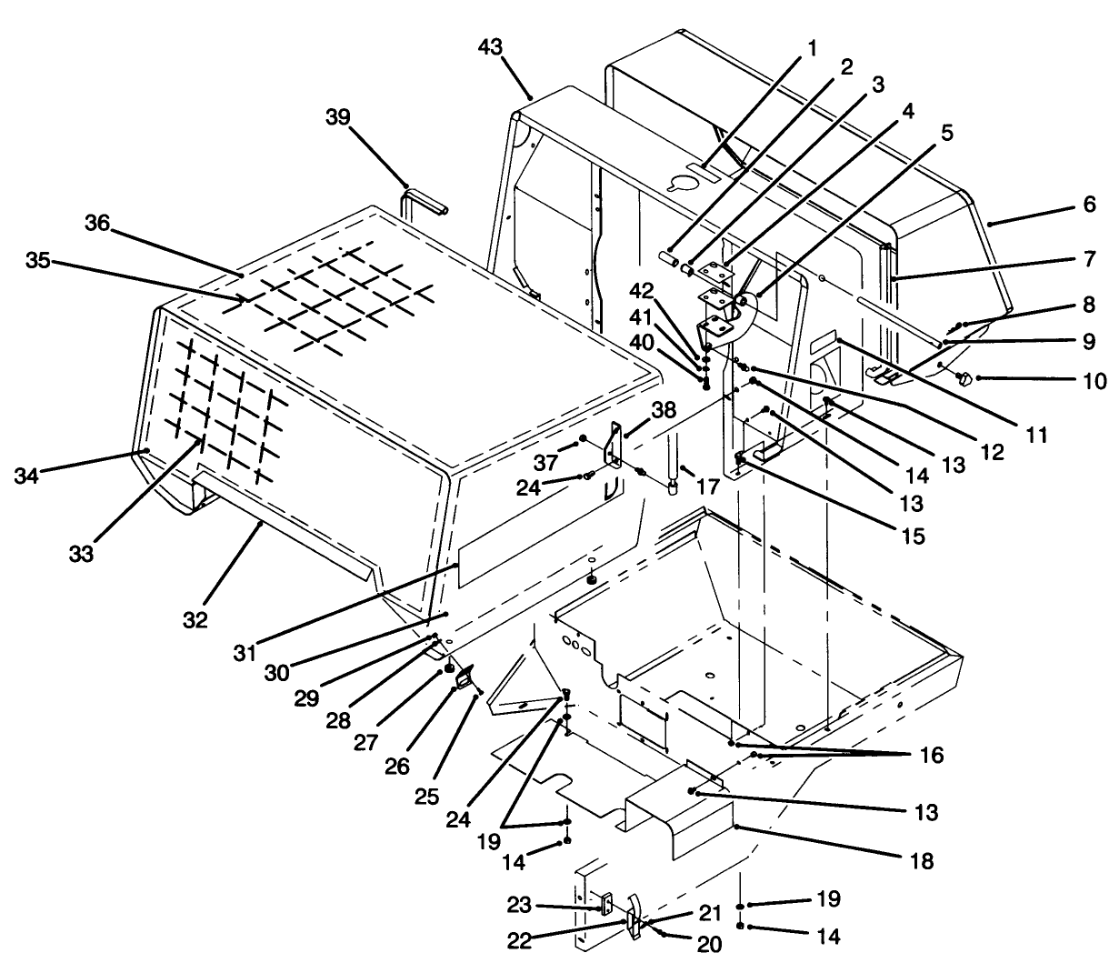 Front & Rear Canopy Assembly