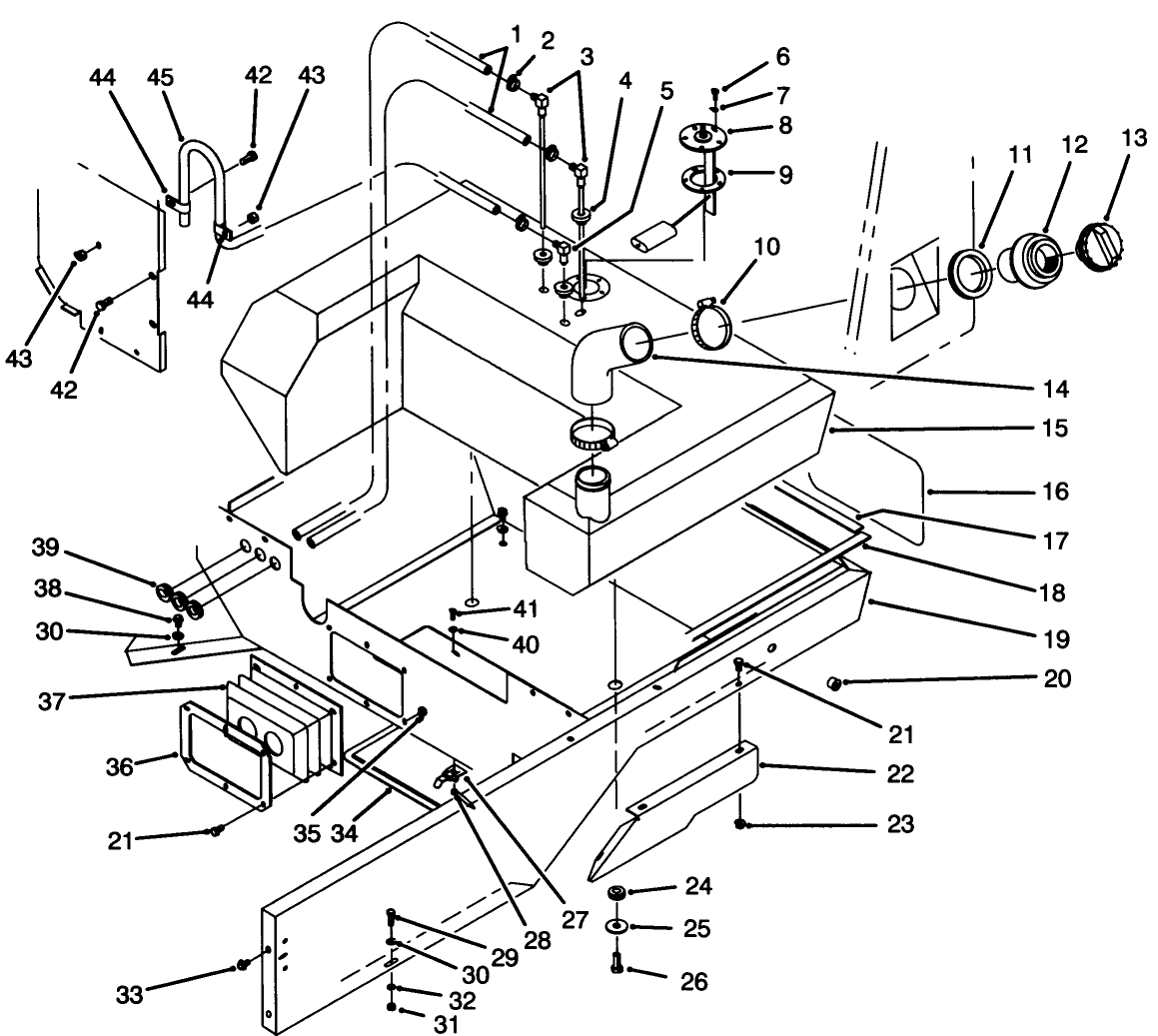 Fuel Tank & Lower Body Assembly