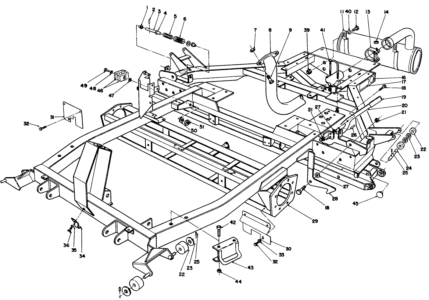 Chassis & Muffler Assembly