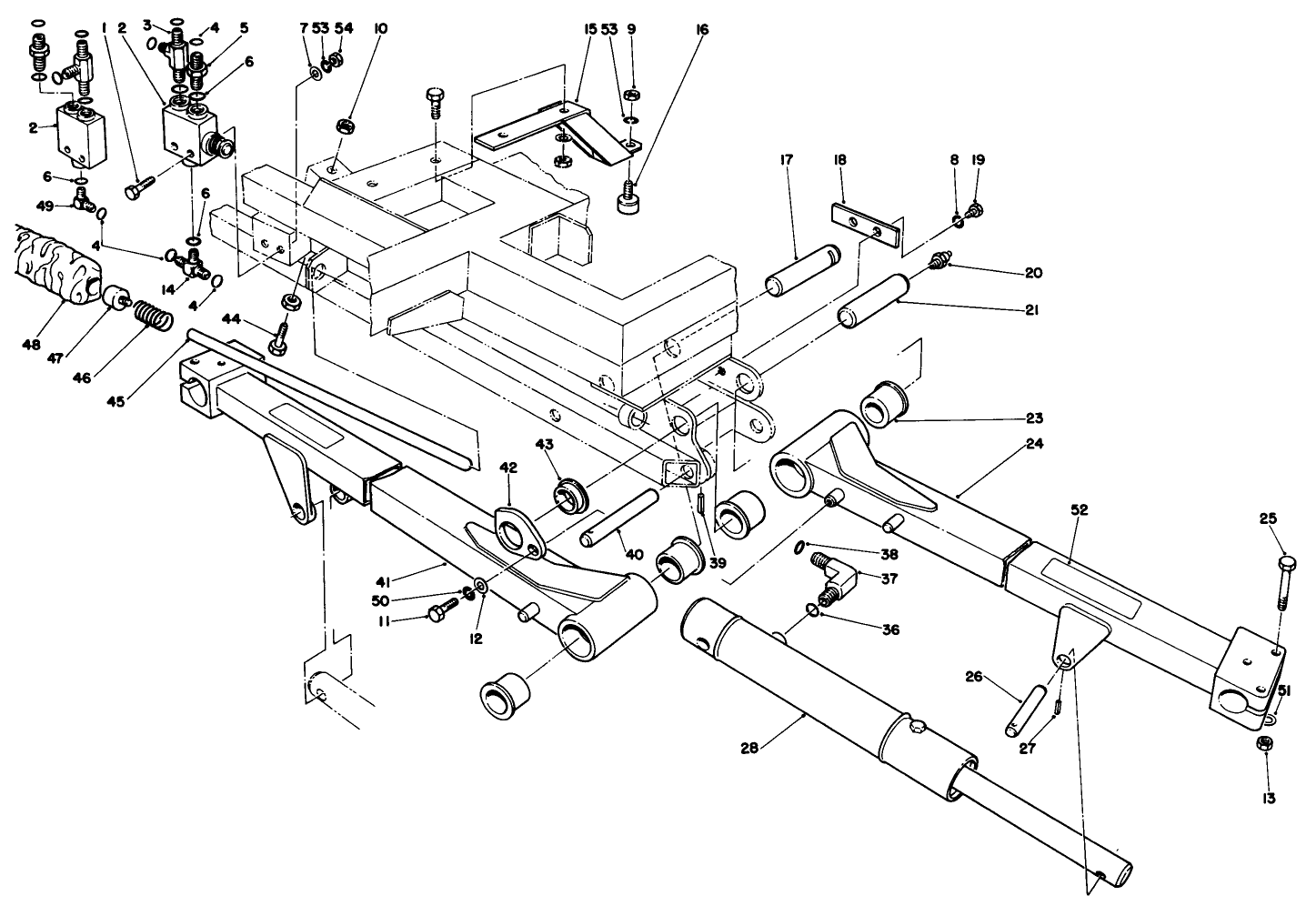No. 1, 4 & 5 Lift Arms Assembly