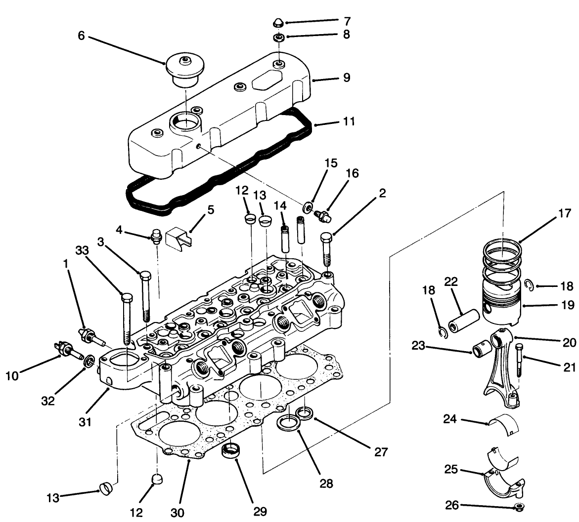 Cylinder Head & Piston Components