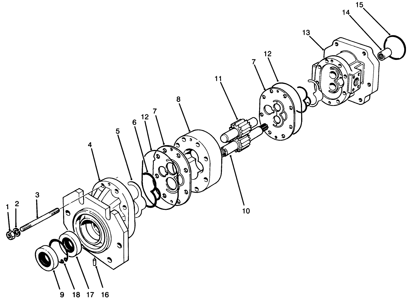 Pump Assembly No. 86-6000 (model 03702) & 86-6001 (model 03703)