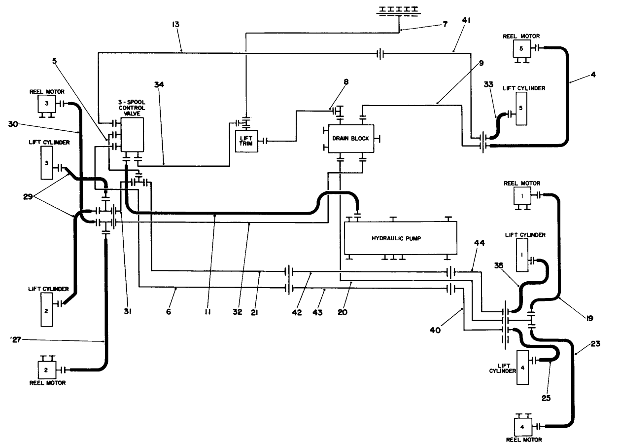 Hydraulic Schematic-Lift Arms