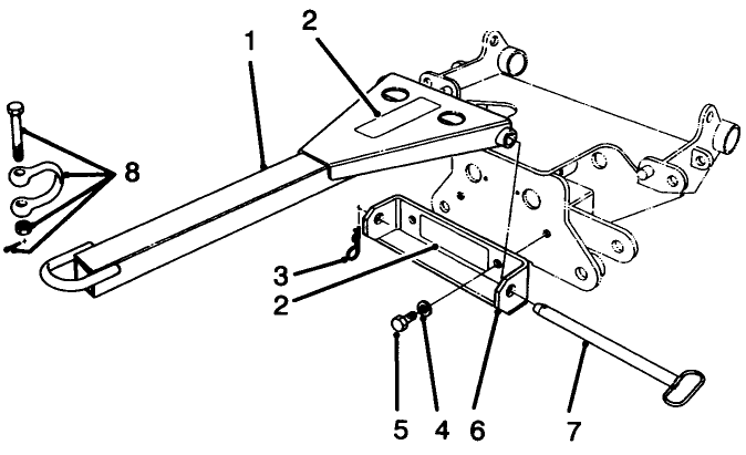 Tow Bar Assembly No. 58-7020