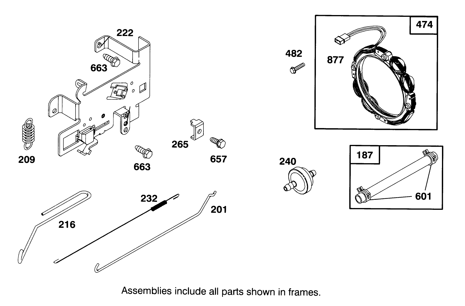 Engine Briggs & Stratton Model 283707-0156-01
