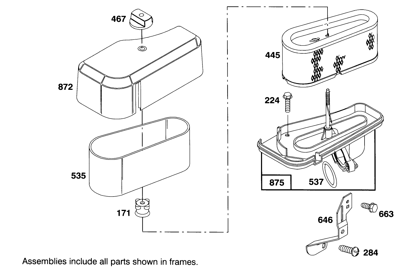 Engine Briggs & Stratton Model 286707-0452-01