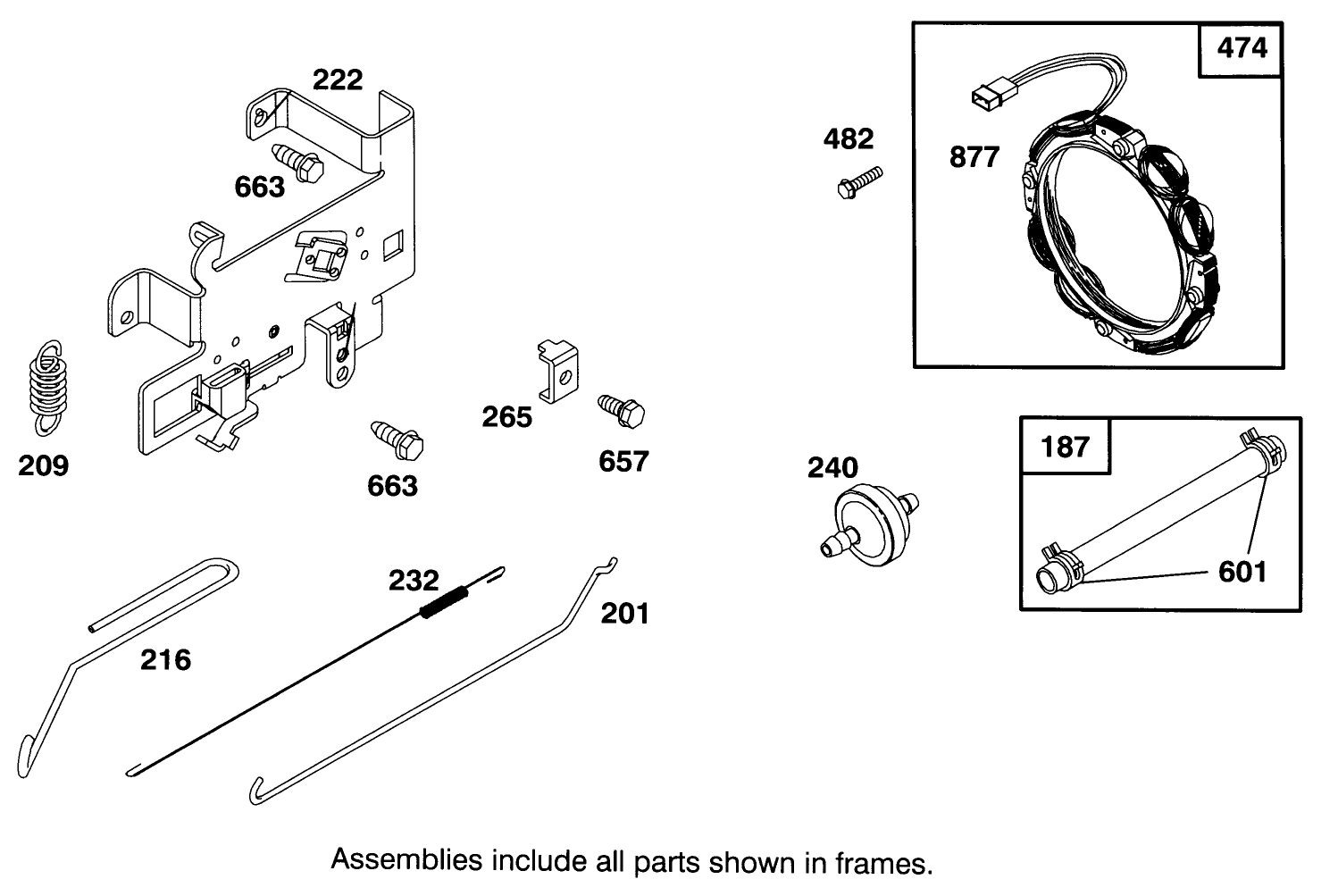 Engine Briggs & Stratton Model 286707-0452-01