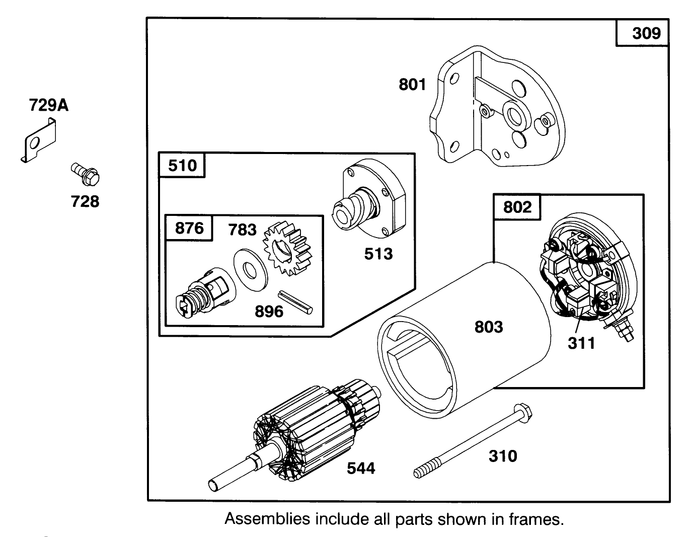 Engine Briggs & Stratton Model 286707-0452-01