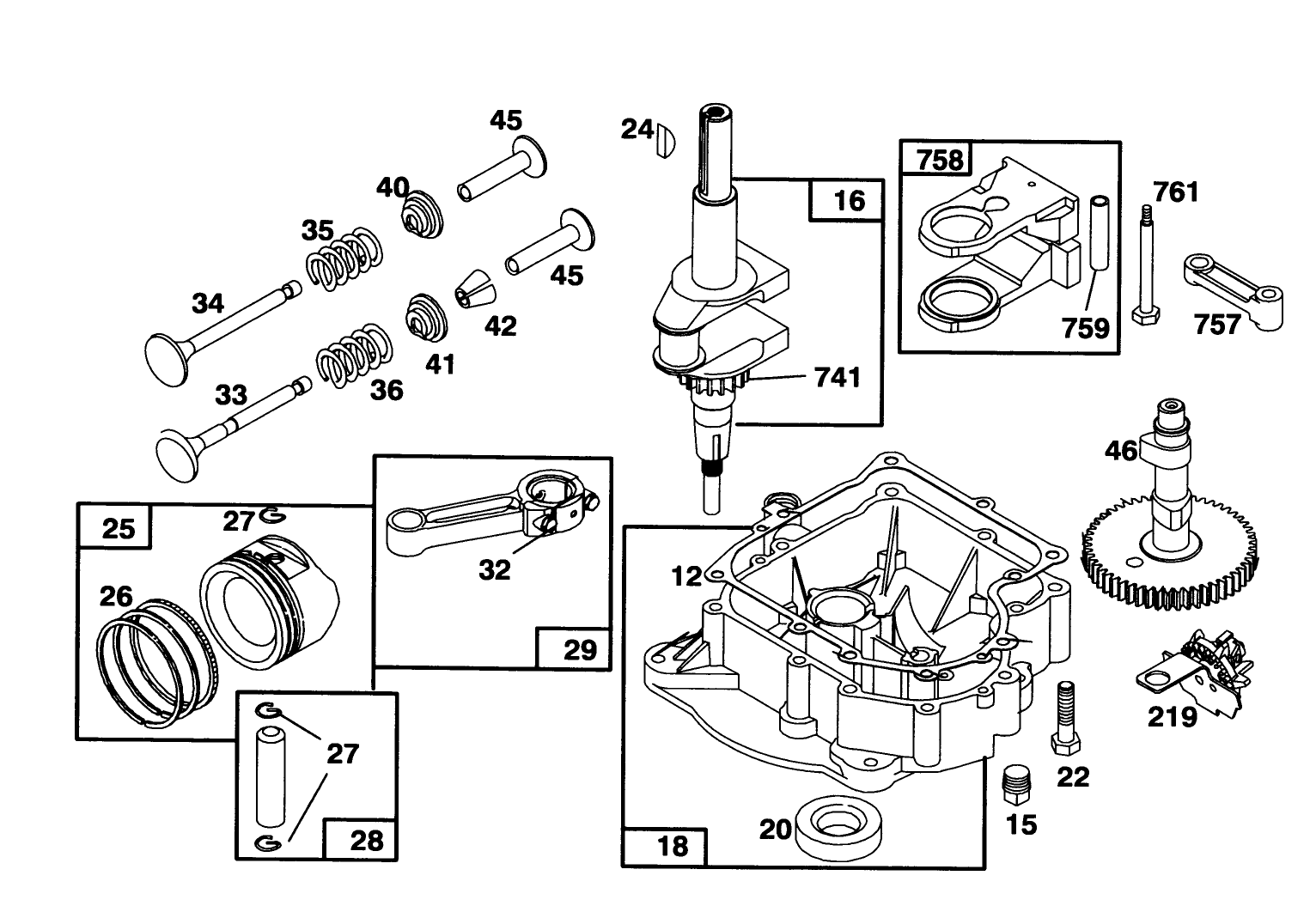 Engine Briggs & Stratton Model 286707-0452-01