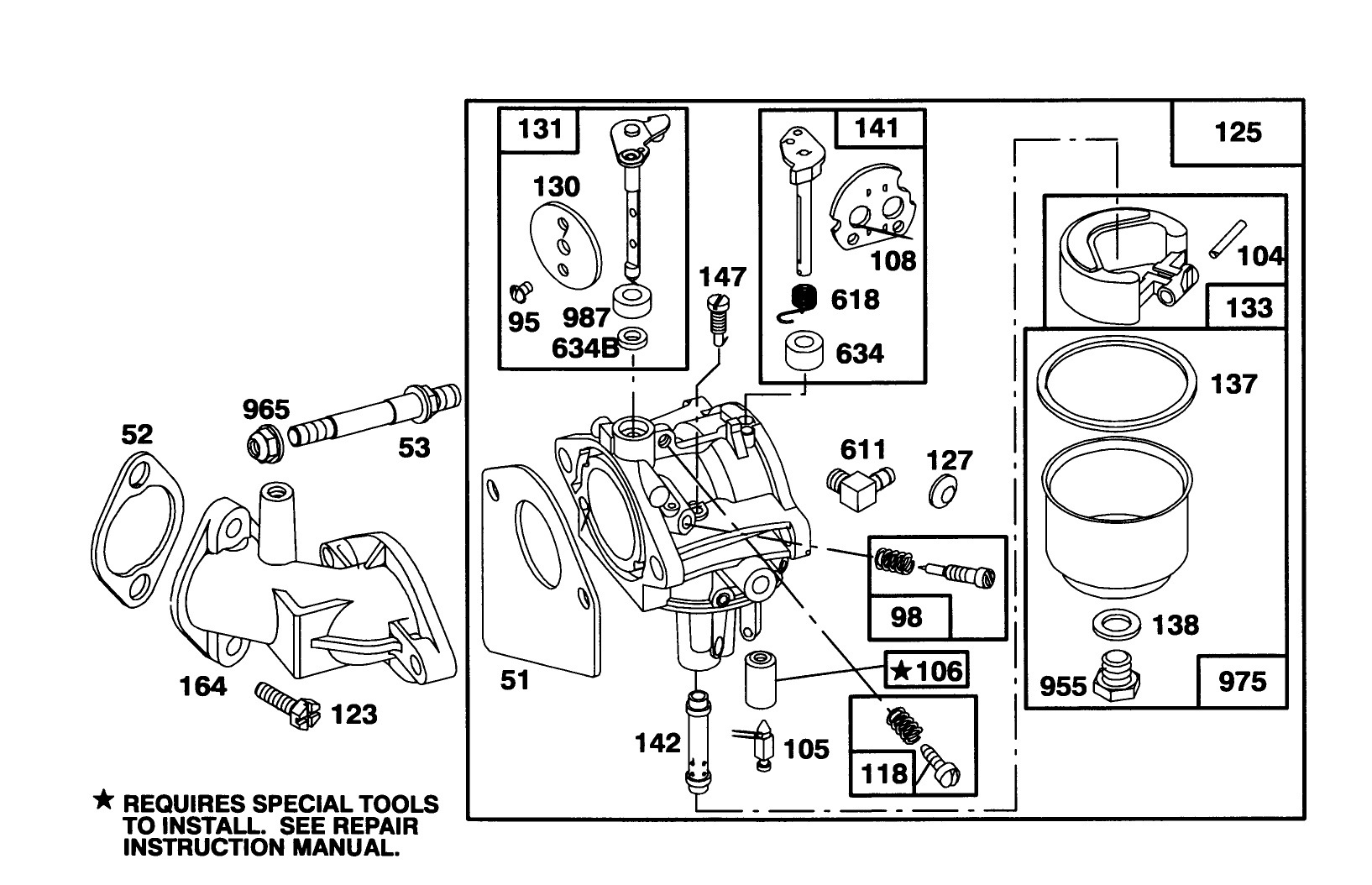 Engine Briggs & Stratton Model 286707-0452-01
