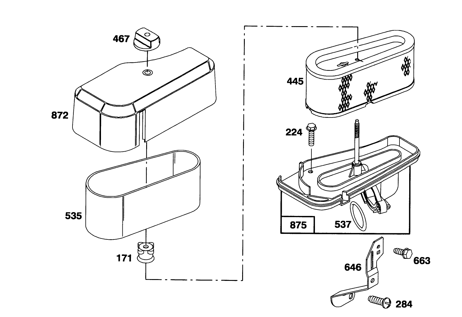Engine Briggs & Stratton Model 286707-0452-01