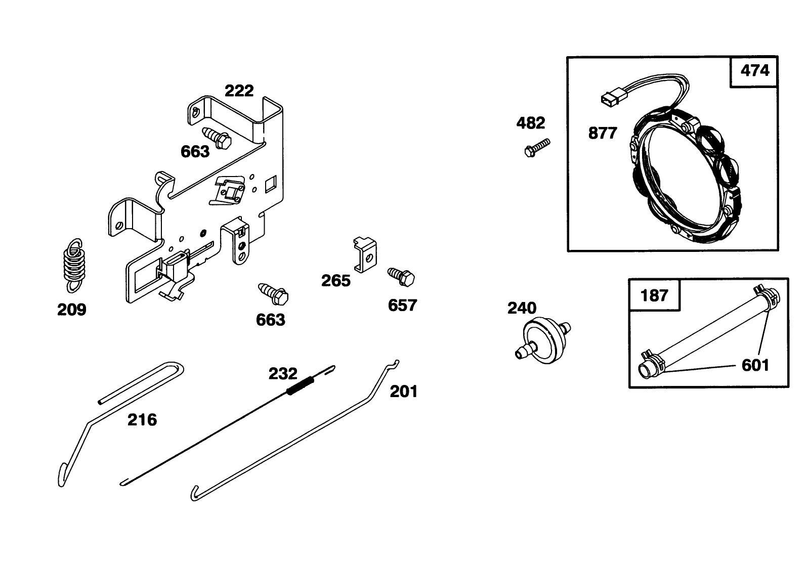 Engine Briggs & Stratton Model 286707-0452-01