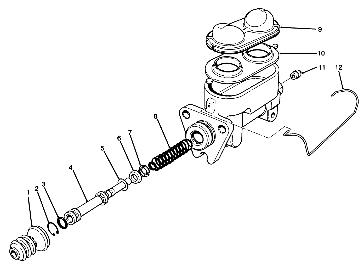 Brake System Master Cylinder No. 69-2640