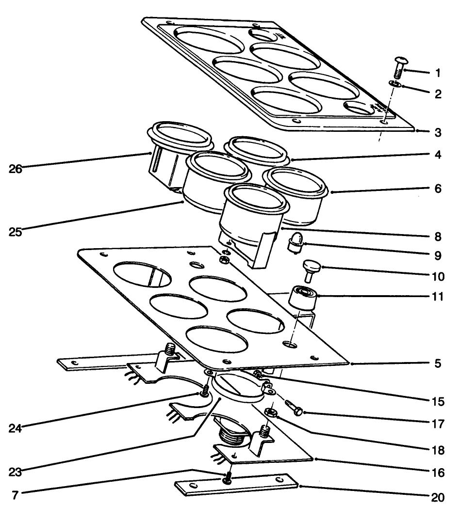 Upper Control Panel Assembly