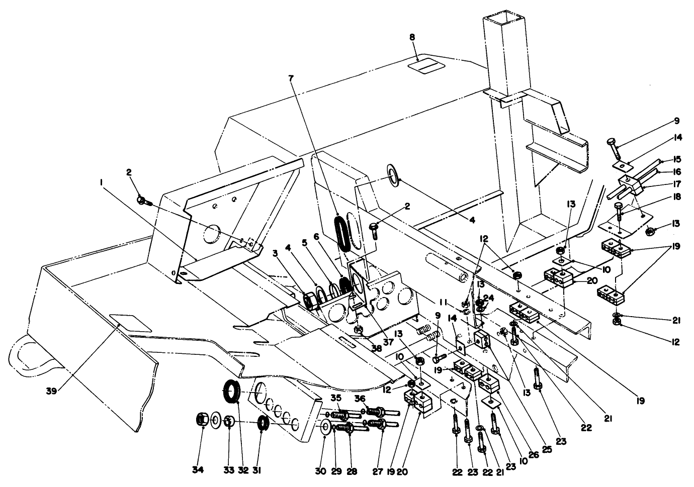 Hydraulic Line Clamps Assembly