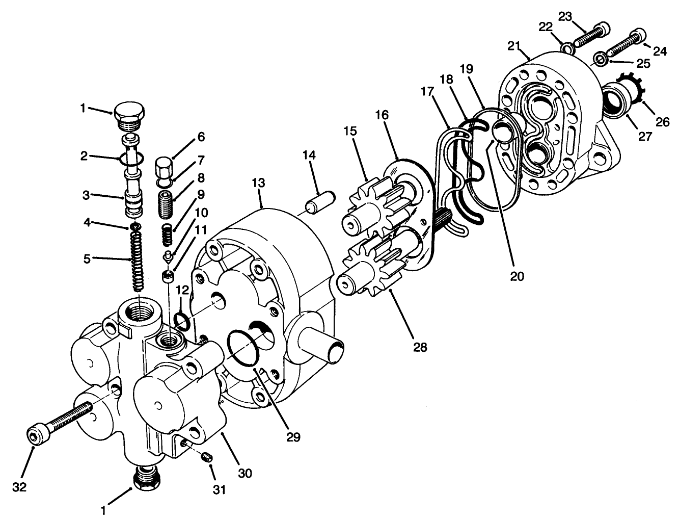 Gear Pump & Flow Divider No. 69-2220